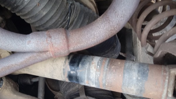 LM Corvair Half Shaft Damaged by Poorly Positioned Heater Hose